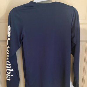 Columbia youth Sun Shirt in Navy